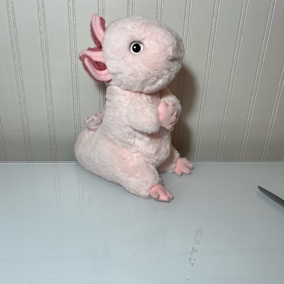 Douglas Pink Axolotl Plush Stuffed Animal Iridescent Tail Sparkle New W/O Tags - Picture 16 of 16